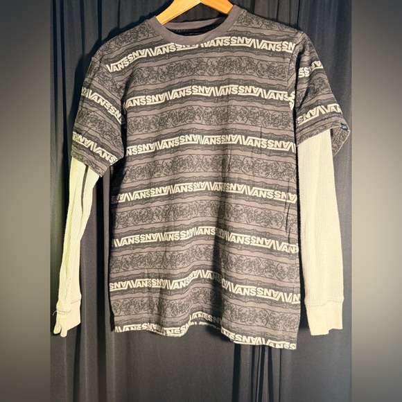 Vans Other - Large Vans Black and Tan Men's Long-Sleeved T-Shirt